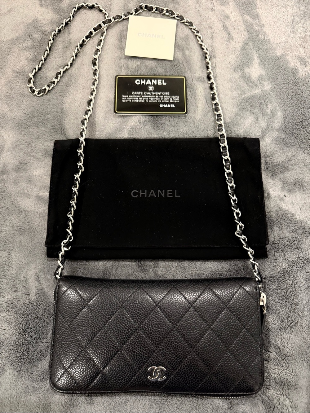Chanel Wallet on Chain Crossbody Black
